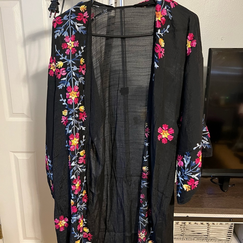 Floral kimono